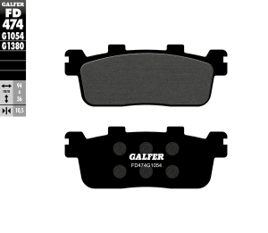 Semi-metallic Brake Pads, 1, nordicamoto.ro