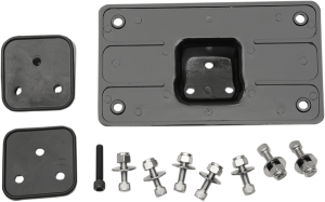 Fender License Plate Mount Black, 1, nordicamoto.ro