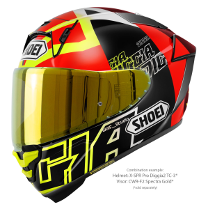 Casca Integrala SHOEI X-SPR PRO DIGGIA2 TC-3 Negru/Rosu/Galben L, 5, nordicamoto.ro