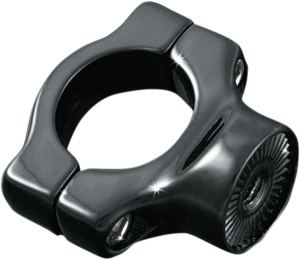 Side-mount License Plate Mount Clamp Gloss Black, 1, nordicamoto.ro