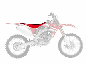 Double Grip 3 Seat Cover Red