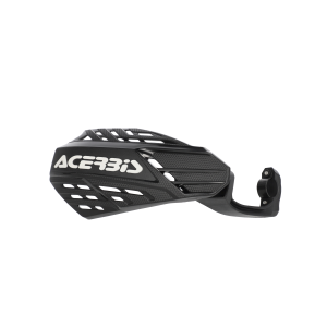 Acerbis Linear Vented univerzális terepmotoros kormányvédő KTM/Honda/Yamaha/Kawasaki/Husqvarna/GasGas/Beta modellekhez – Fekete/Alb, 1, nordicamoto.ro