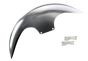 Cafe Front Fender For 21(r) Wheel Silver