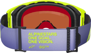 Alpinestars Supertech Vision Corp szemüveg, lila/sárga, EGY MÉRET, 2, nordicamoto.ro