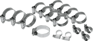Radiator Clamp Kit Steel, 2, nordicamoto.ro