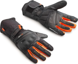 Narancssárga hétvége, KTM ULTRA WP fekete bőr kesztyű, nordicamoto.ro