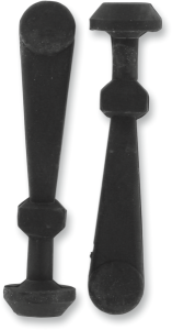 Rubber Hood Latches Black