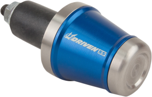 Stainless Steel Handlebar End Weight Blue