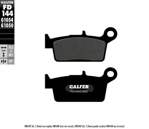 Brake Pad Orcanic, 2, nordicamoto.ro
