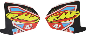 Fmf kipufogócső-csere matrica – fekete, piros, sárga