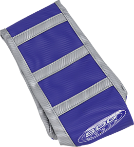6-rib Gripper Seat Cover Blue, Gray