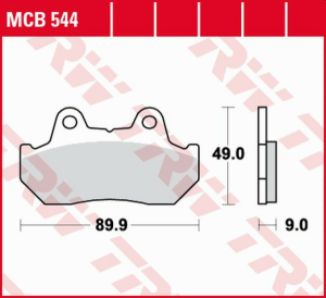 TRW Organic első/hátsó fékbetétek a következő modellekhez: HONDA CBX 125F '84–'88 / CN 250 HELIX '86–'99 / NSR 250 / 400R '85–'86 / CB 450 '83–'86 / VF 500 '84–'87 / CX 650 '83, nordicamoto.ro