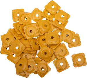 Grand Digger® Support Plates Yellow, Powder Coated, 1, nordicamoto.ro