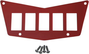 Center Dash Plate Red