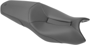 Gel-channel Track Carbon Fiber Sport Seat Black