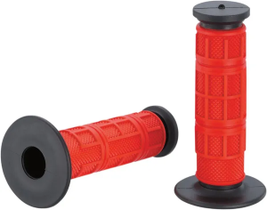 MOOSE RACING Qualifier Grips Black, Red, 1, nordicamoto.ro