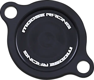 MOOSE RACING Machined Oil Filter Cover Black, 1, nordicamoto.ro