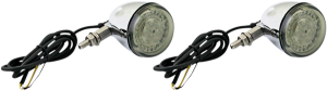 Probeam® Universal Led Bullet Bezel Turn Signals Chrome, 5, nordicamoto.ro