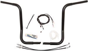 1-1/4(r) Ez Install Round Top Handlebar Kit Black, 4, nordicamoto.ro