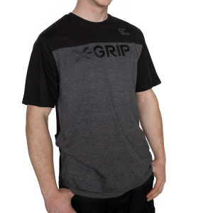 X-Grip Lifestyle póló, fekete/szürke, nordicamoto.ro