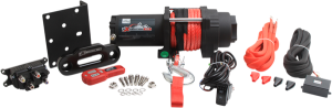 Winch Black, Orange, Silver