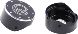 Fork Caps Black, 2, nordicamoto.ro