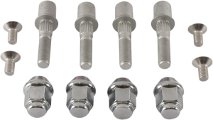 Wheel Stud/nut Kit Silver, 1, nordicamoto.ro