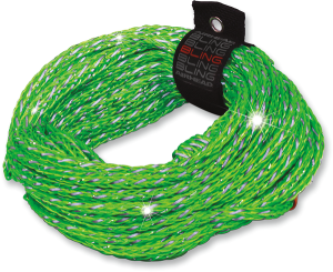 Airhead® Bling Reflective Tube Tow Rope Black, Green, White