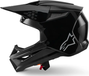Alpinestars Sm3 Solid Black Gloss S bukósisak, 2, nordicamoto.ro