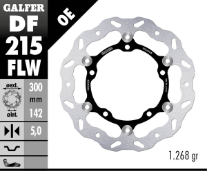 Wave® Brake Rotor Black, Silver, 2, nordicamoto.ro