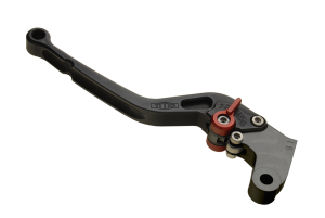 Racing Brake And Clutch Lever Anodized, Black, Red, 3, nordicamoto.ro