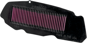 Scooter Replacement High-flow Air Filter Black, Red