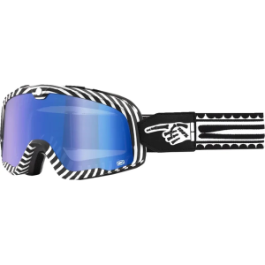 Ochelari 100% Barstow Death Spray White/Black ONE SIZE, 2, nordicamoto.ro