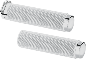 Billet Grips Silver, 1, nordicamoto.ro