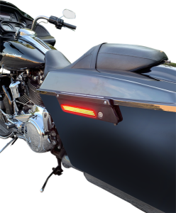 Dual Color Led Saddlebag Latch Lightz Amber, Red