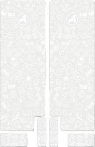 Fork Decal White, Opaque