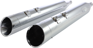 4-1/2(r) Hp-plus® Slip-on Mufflers Silver, Chrome