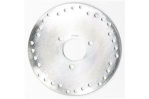 Round D-series Fixed Offroad Brake Rotor Silver, Stainless Steel, Zinc