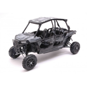 Polaris RZR XP Turbo EPS fekete, 1:18 méretarányú modell a Buggy Toys & Hobbies-tól, nordicamoto.ro