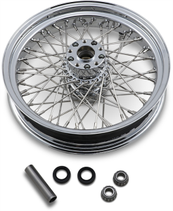 Rear Wheel 16x3.5 60-spoke Chrome Silver, 1, nordicamoto.ro