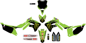 Complete Graphics Kit Black, Green 