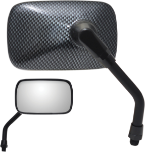 Mini Rectangular Mirror Black