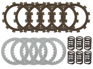 KUPPLUNGLEMEZEK, TÁVOLSÁGTARTÓK ÉS RUGÓK (KÉSZLET) KTM SX 65 '98–'08, XC 65 '08, SX 60 '98–'00