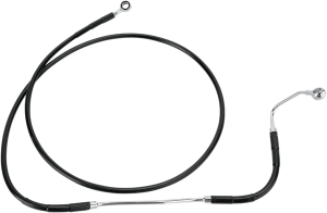 Extended Length Black Vinyl Brake Line Kit Black Oversize [+203 mm (8'')], 1, nordicamoto.ro