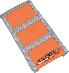 6-rib Gripper Seat Cover Gray, Orange