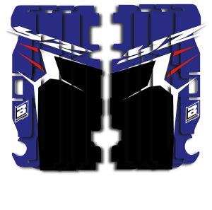 Rad Louver Decals Black, Purple, White