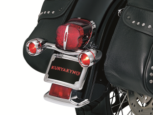 Bullet Light Rear Turn Signal Bar Chrome, 2, nordicamoto.ro