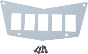 Center Dash Plate White