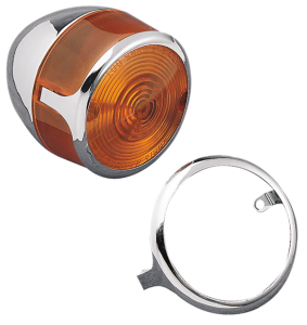 Turn Signal Lens Trim Rings Chrome