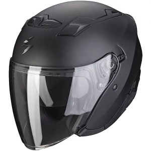 SCORPION EXO-230 SOLID Black S nyitott arcú/fúvóka sisak, 5, nordicamoto.ro